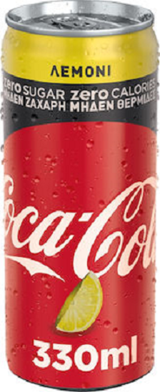 Εικόνα της Coca Cola Zero 24χLemon 330ml