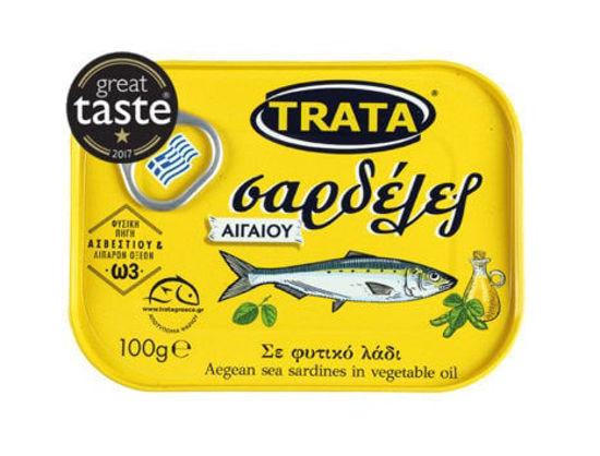 Εικόνα της TRATA ΣΑΡΔΕΛΕΣ ΣΕ ΦΥΤΙΚΟ ΛΑΔΙ (100g)