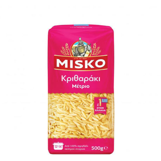 Εικόνα της Misko ΚΡΙΘΑΡΑΚΙ ΜΕΤΡΙΟ 500gr x20