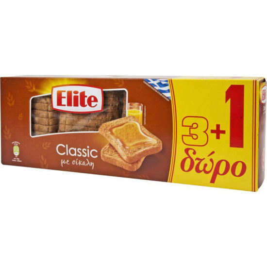 Εικόνα της Elite ΦΡΥΓΑΝΙΕΣ ΣΙΚΑΛΕΩΣ 90gr 3+1 Δώρο