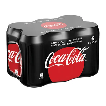 Εικόνα της Coca Cola Zero 6x4 330ml