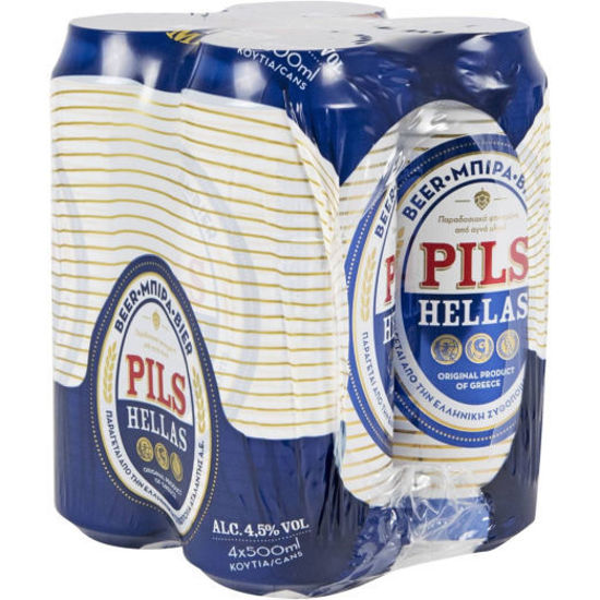 Εικόνα της PILS ΜΠΥΡΑ KOYTI HELLAS (4x6) x500ml