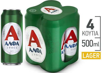 Εικόνα της ΑΛΦΑ ΜΠΥΡΑ ΚΟΥΤΙ  4x6 500ml