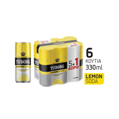 Εικόνα της TUBORG ΣΟΔΑ ΛΕΜΟΝΙ 6Χ4 330 ml