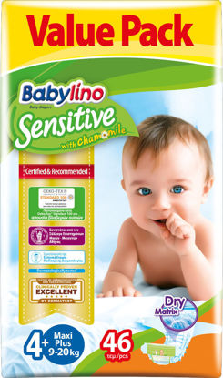 Εικόνα της Babylino Sensitive Πάνα no4+ 1*46Τ 9-20kg